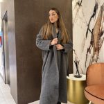 ALPACA AND WOOL COAT WITH BELT