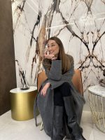 ALPACA AND WOOL COAT WITH BELT - Image 5