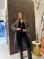 ALPACA AND WOOL COAT WITH BELT - Image 4