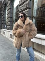 Real Fox Fur Jacket - Image 4