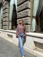 Darcy Distressed Jeans Washed Blue