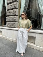 Gilian Tee Dusty Green - Image 5