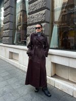 Leather Croco Coat - Image 3