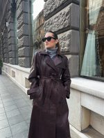 Leather Croco Coat - Image 2