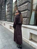 Leather Croco Coat - Image 5