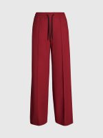 PRISM  Wide Leg Track Pants in Dark Berry ALPHA TAURI - Image 4
