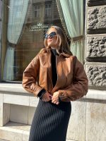 Tanned Vegetable Leather Jacket