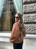 Tanned Vegetable Leather Jacket - Image 5