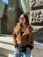 Tanned Vegetable Leather Jacket