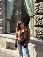 Tanned Vegetable Leather Jacket - Image 6