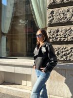 Grained Leather Jacket - Image 2