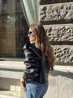 Grained Leather Jacket - Image 5