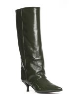 Matilda Green Patent Leather Boots - GISEL MOIRE - Image 3