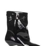 Miriam Ankle Boots in Black Naplak - GISEL MOIRE