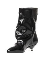 Miriam Ankle Boots in Black Naplak - GISEL MOIRE - Image 4