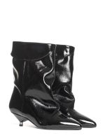 Miriam Ankle Boots in Black Naplak - GISEL MOIRE - Image 2