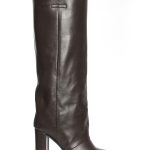 Dixi Dark Brown Calfskin Boots - GISEL MOIRE