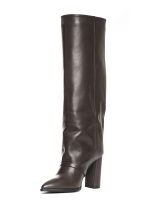 Dixi Dark Brown Calfskin Boots - GISEL MOIRE - Image 4