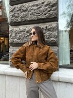 Goatskin Suede Jacket