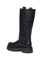 Leipzig Biker in black sheepskin calfskin - GISEL MOIRE - Image 5