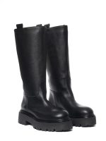 Leipzig Biker in black sheepskin calfskin - GISEL MOIRE - Image 2