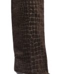 Lory Dark Brown Suede Boots - GISEL MOIRE