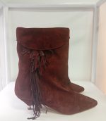 Ariana ankle boots with fringes  - GISEL MOIRE