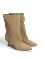 Dana pointed-toe kitten-heel ankle boots - GISEL MOIRE - Image 3