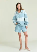 Cher Denim Top - SEROYA - Image 3