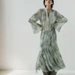 Federica Tosi snakeskin-print pussy-DRESS