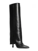 Emily Black Calfskin Boots - Image 3