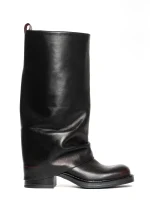 Manchester Biker in burgundy removed calfskin - Image 2