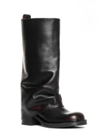 Manchester Biker in burgundy removed calfskin - Image 3